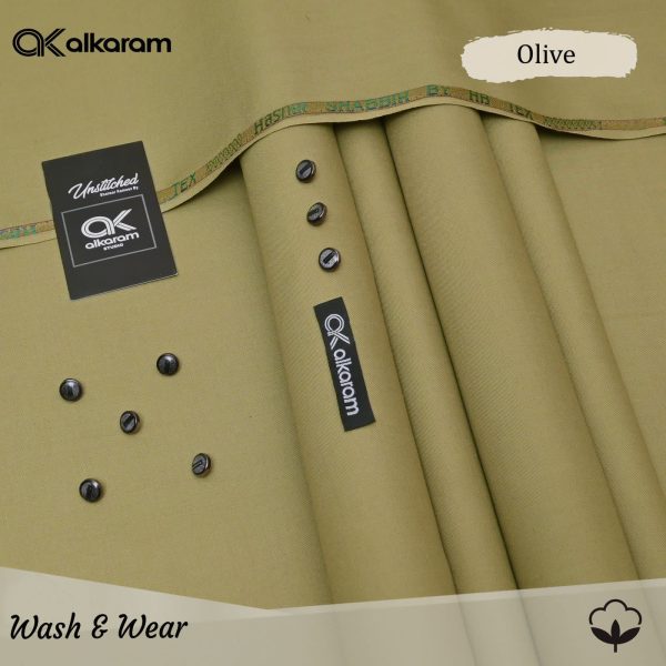 wash & wear in olive colour