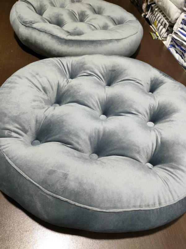 Floor Cushion in silver colour