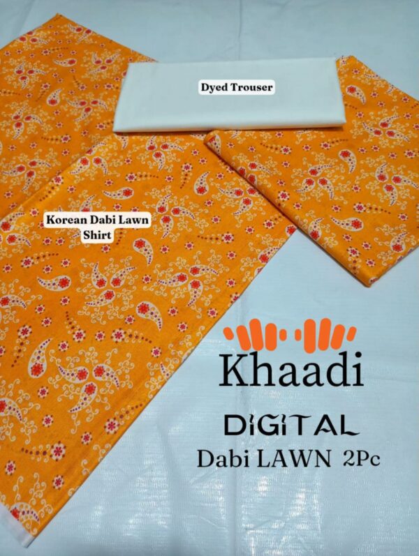 khaadi in orange colour