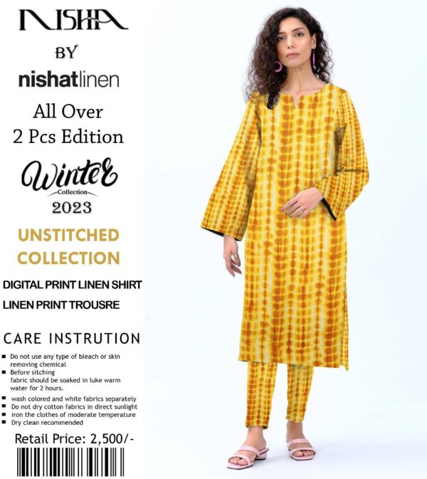 nishat in yellow colour